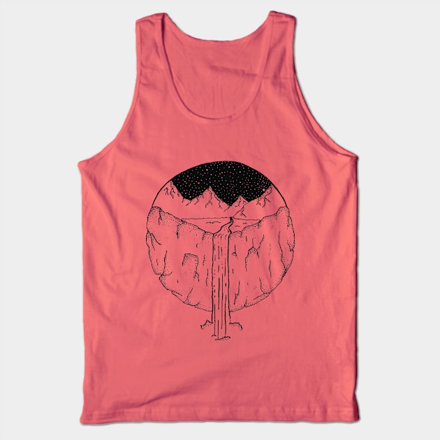 Waterfall Sky Tank Top by DreamonGraphics